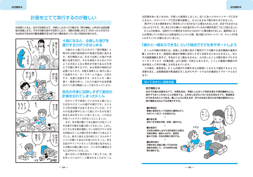 『ひとりをみる みんなをみる 行動の背景を知る 発達特性のある子どもの保育』本文画像